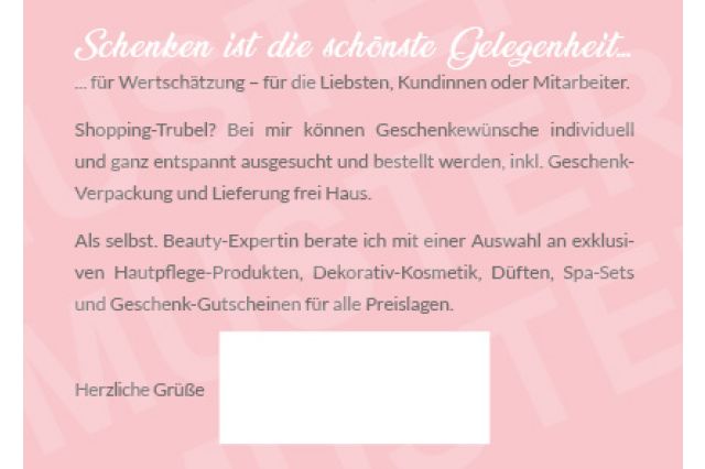 Geschenke-Service Geschenk neutral