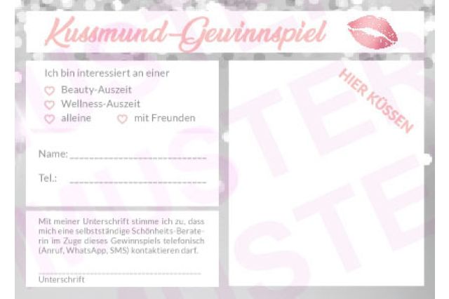 Gewinnspiel Kuss