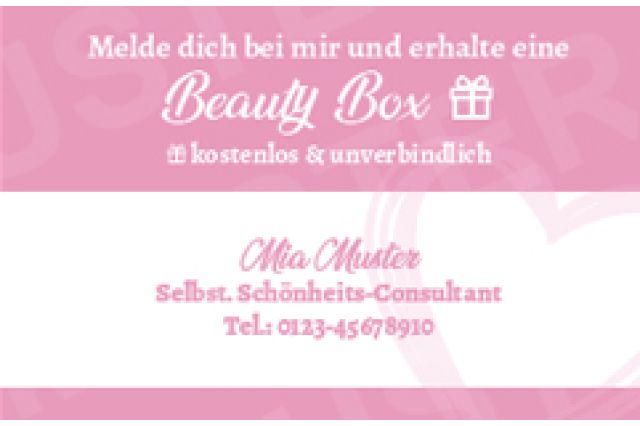 Minikarten Beautybox