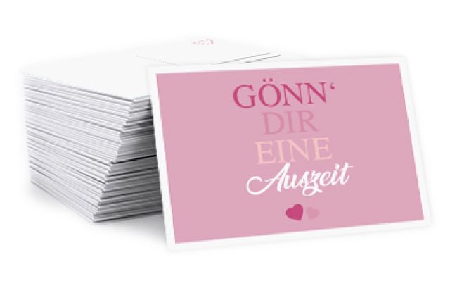 Postkarte Gönn dir eine Auszeit