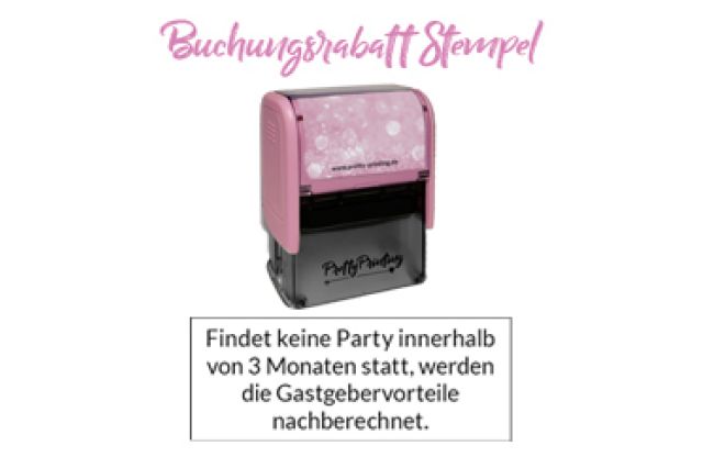 Stempel Buchungsrabatt