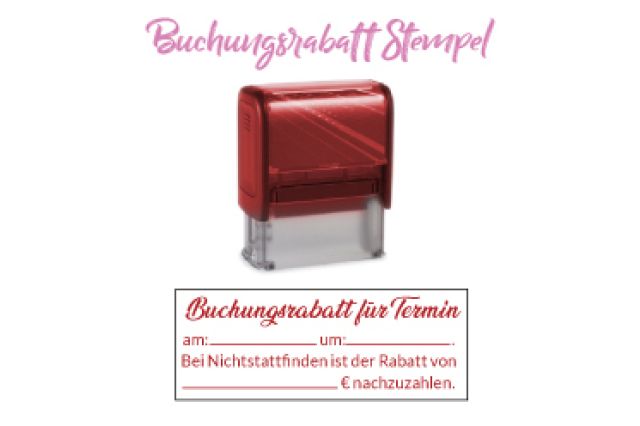 Stempel Buchungsrabatt