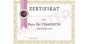 Zertifikate Kurs für Visagistik